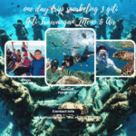 One Day Trip Lombok: Snorkeling 3 Gili Trawangan, Meno & Air